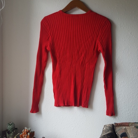 🌿George Ribbed Form Fit Long Sleeve - Picture 3 of 6